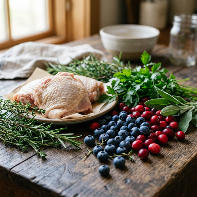 新鮮な自然由来の食材イメージ